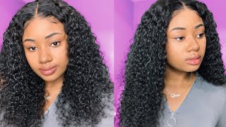 Watch Me Slay This GORGEOUS Deep Curly Wig! | MsLynn Hair 360 lace Wig Install