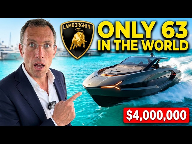 lambo cigarette boat Lamborghini Speed Look Inside $4M Limited Lamborghini