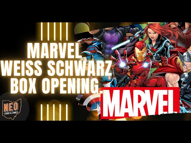 Marvel Weiss Schwarz Box Opening. Great looking Japanese TCG