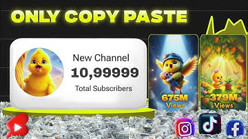 No Face & Voice! Copy paste video on youtube | Ai se video kaise banaye