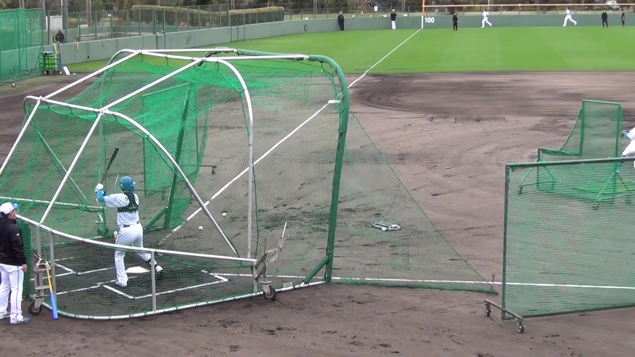 国頭キャンプ２０２６　柴田＆中島卓　打撃練習