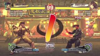 random ultra street fighter 4 part 1: stupid first match