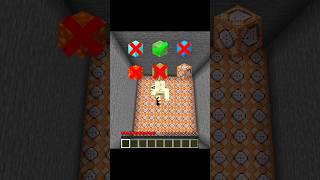 Which blocks in Minecraft will cause damage if dropped on them ?☠️#minecraft #shorts