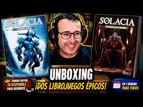 📚 SOLACIA UNBOXING | Two fantasy gamebooks that look INCREDIBLE! ⚔️🐉