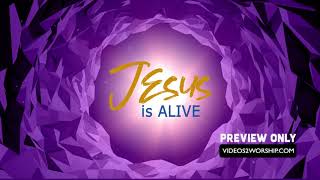 Abstract Easter Tomb Graphics Backgroundf Loop