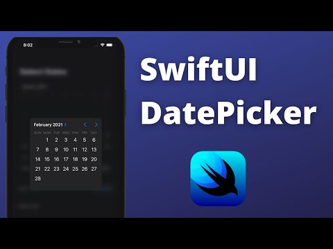 Create DatePicker in SwiftUI 2 (Xcode 12, SwiftUI, 2021) - iOS Development