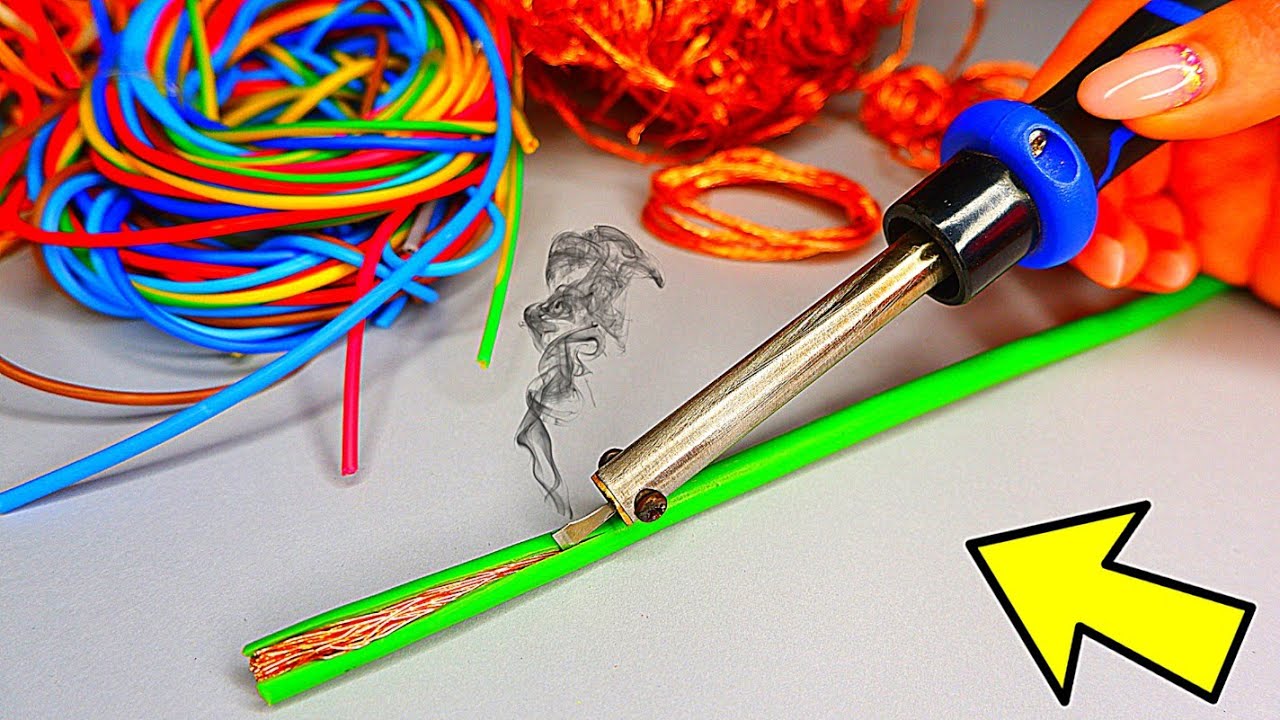 Это видео сделает тебя богатым | Топ 10 Супер идеи для быстрой зачистки проводов.