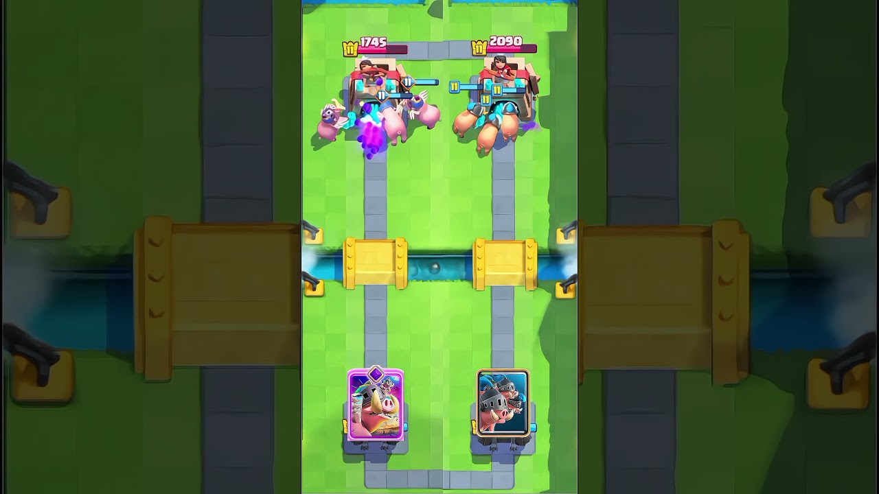 ​Royal Hogs vs Evolution Royal Hogs: Damage Test! 