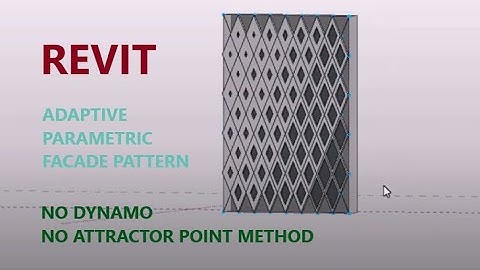 Revit Modelling adaptive parametric modelling façade design (changing window opening sizes)
