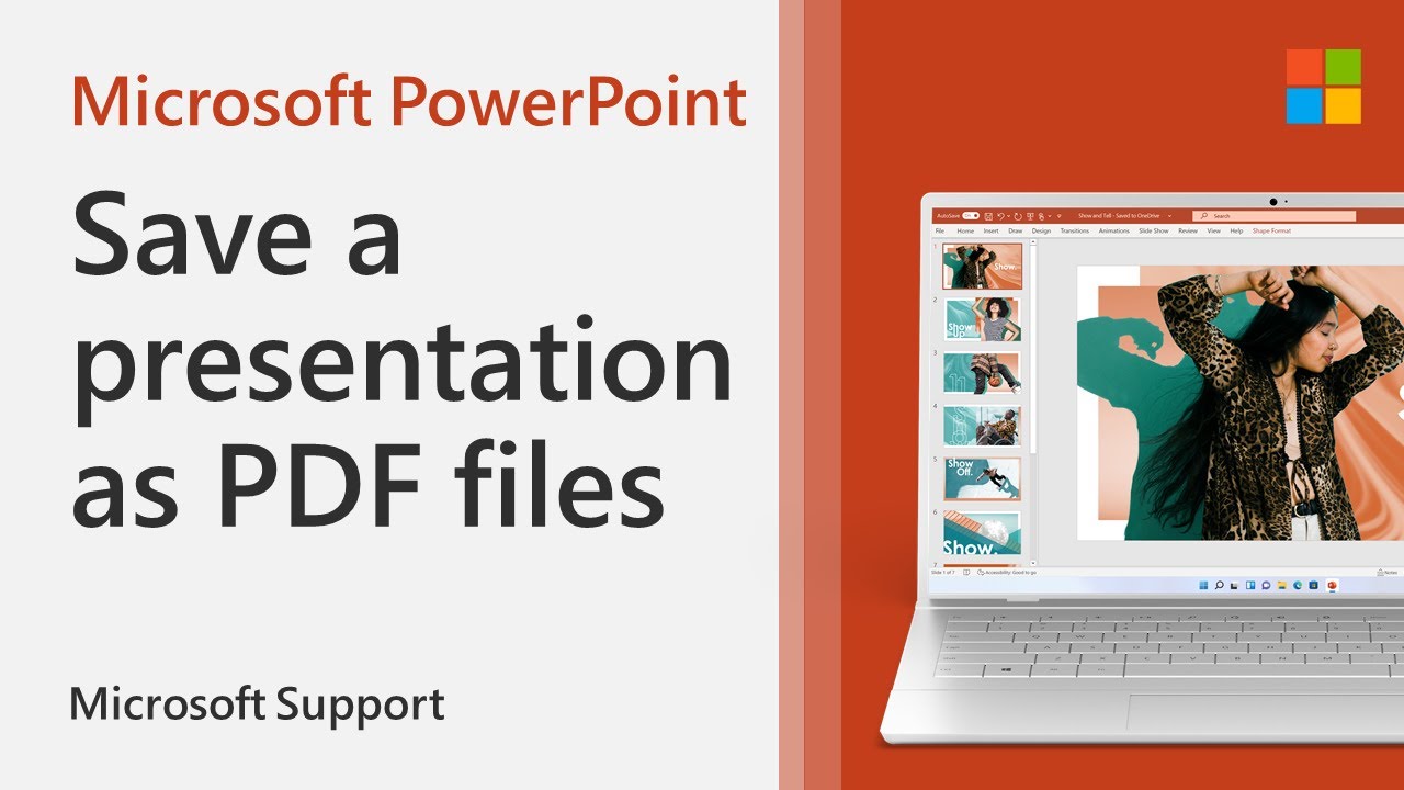 convert from presentation to pdf