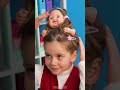💕 Cute hairstyle HIDES your little friend! Shh...🎒 #Shorts #Kids