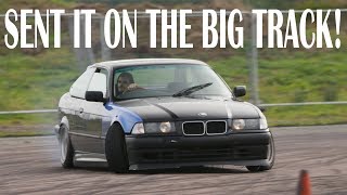 BMW E36 DRIFT - RAW POV GoPro - DWYB Santa Pod