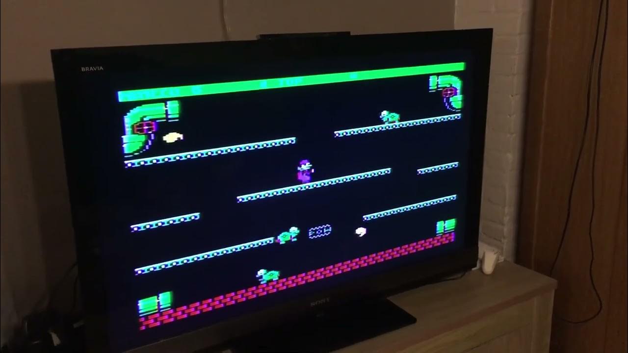 Atari 5200 via rf demodulator to frame meister YouTube