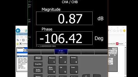 Keysight FieldFox A/B vector voltmeter and IFBW impact
