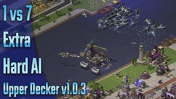 1 vs 7 Extra Hard AI - Command & Conquer Red Alert 2 Yuri