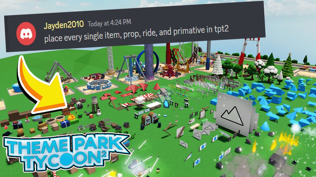 JOGOS Gratis - Theme Park Tycoon 2: Construa Seu Próprio Parque De