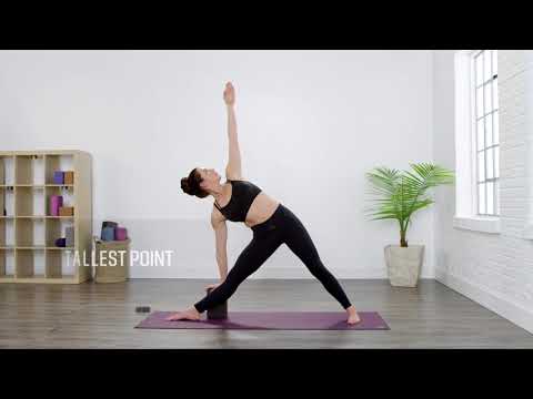 How to Use a Yoga Block: Triangle Pose