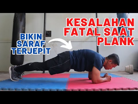 AWAS! Kesalahan Fatal Saat Plank, Bikin saraf terjepit!!!