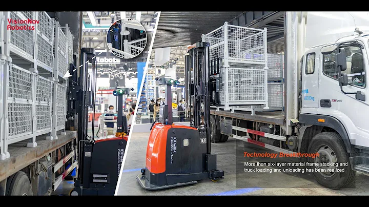 VisionNav Robotics Vision Guided Forklift Autonomous AGV/AMR Vehicles: VNE20 Series