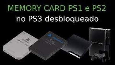 Criando Memory Card de PS1 e Ps2 no Ps3