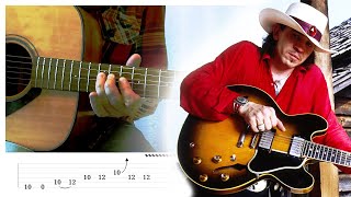 TOP 5 Acoustic Blues Rock Licks | TABS