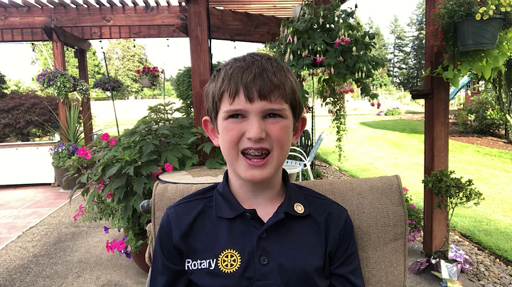 Grandson Ben Touts Rotary KickOff