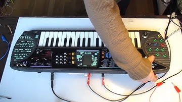 WIRECON CASIO - Circuit-bent Casio SA-65 overview!