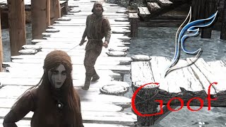 Skyrim (modded) Goof: Unconventional fishing.