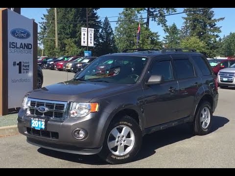 2012 Ford Escape Xlt Sunroof Leather Awd Review Island Ford