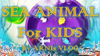 Ocean Animals for Kids II Sea Animals for Children II Baby Videos II Sea-horse, Crocodile, Jellyfish