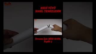 KEDİ TÜY TOPLAYICI NASIL YAPILIR? #shorts