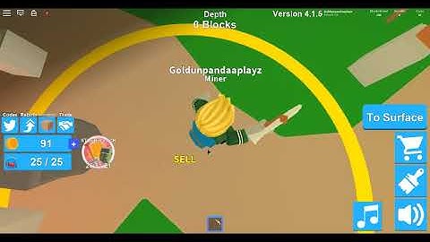 my first video on roblox on mining simulator so op