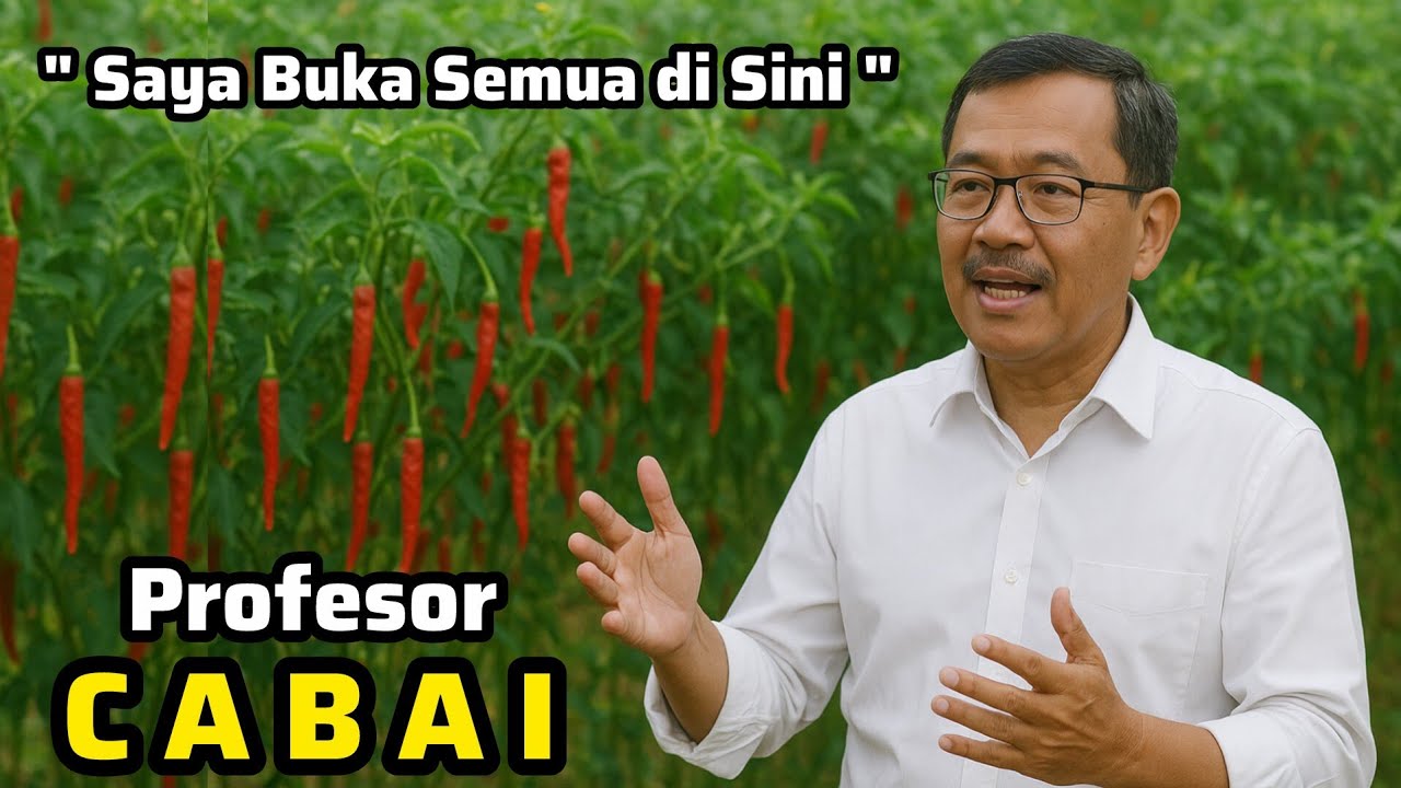 ‼️Profesor Cabai‼️Teknik Budidaya Cabai Dari Awal Tanam Sampai Panen‼️Pencegahan Hama‼️Daya Simpan‼️