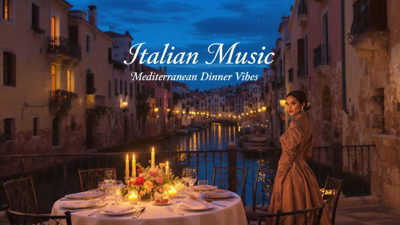 Italian Vibes & Mediterranean Gentle 🎶 Lake Como Relaxation 4K | Dolce Italia Music