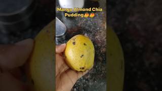 Mango Almond Chia Pudding 🥭For My 1 Year Old Baby👶#trendingshorts #baby #food #cooking