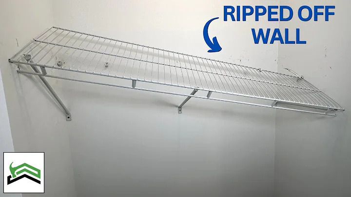 How To Fix A Falling Or Weak Closet Shelf | Guaranteed Permanent Fix!