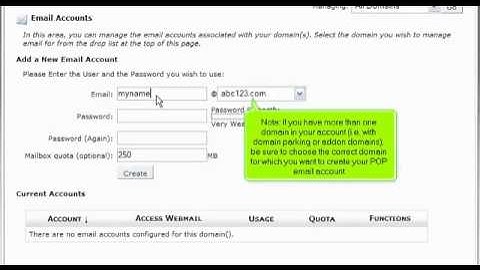 AdelinaHost.com - How to create POP3 Email account in cPanel