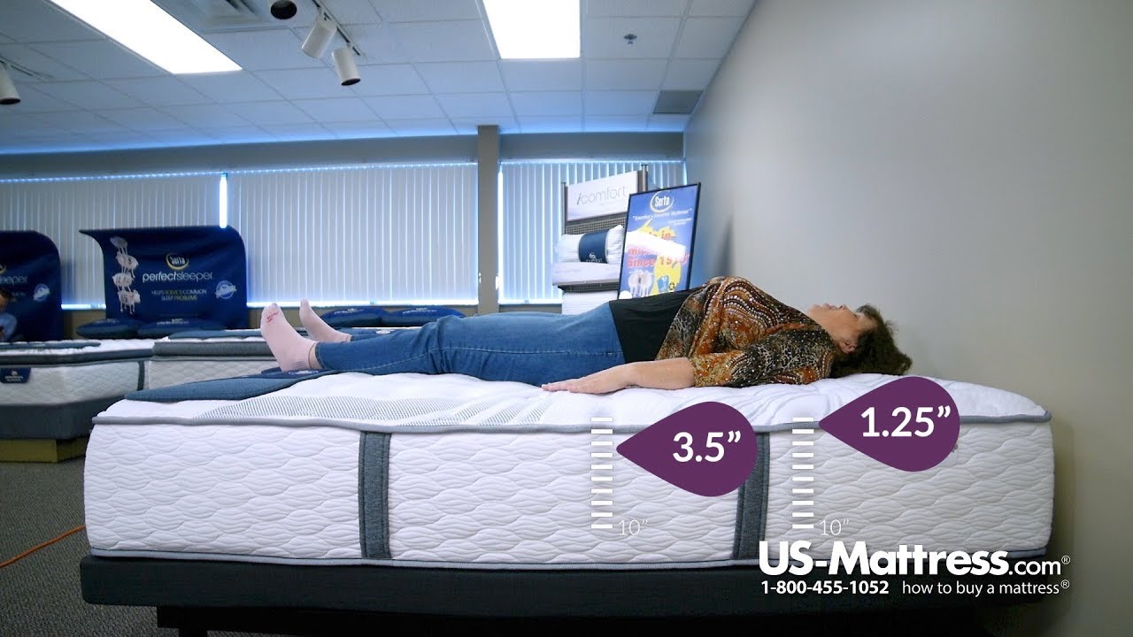 Serta Perfect Sleeper Elite Mendelson II Luxury Firm Mattress Comfort Depth Sandy YouTube