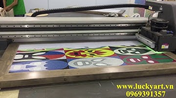 In UV trên gỗ dày 5cm