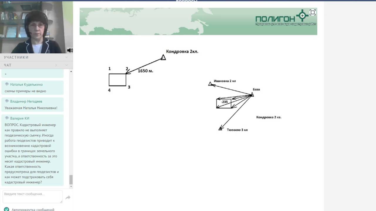 Аналитический метод определения координат в межевом плане