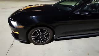 i4 turbo Ford Mustang convertible rental car impressions