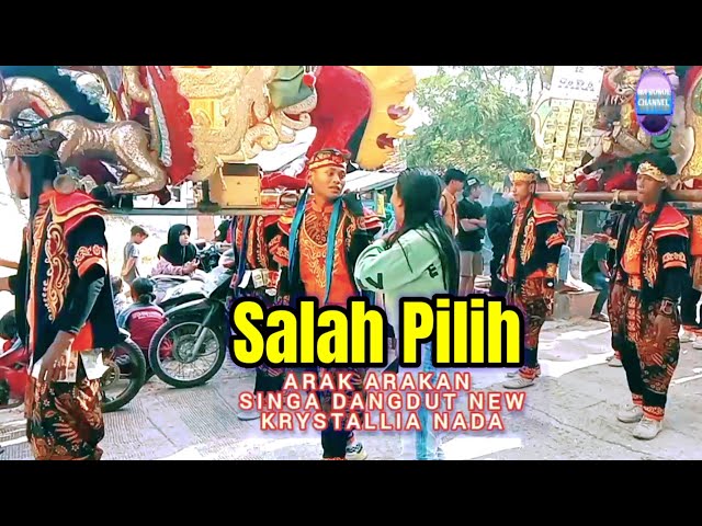 SALAH PILIH - ARAK ARAKAN SINGA DANGDUT NEW KRYSTALLIA NADA || SHOW DESA PUNTANG class=