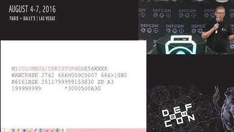 DEFCON 24. "Hacking boarding passes for fun and profit".  Przemek Jaroszewski