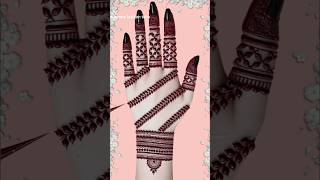 Beautiful Easy Trick Mehndi Design / #mehndi #youtubeshorts #tricks #fullhand #shorts