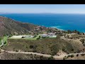 Ocean view malibu mountain top landmark property with over 20 acres listed for 5995000