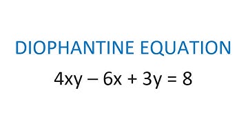 Linear Diophantine Equation solved using factoring