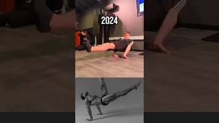 Giga Chad Pose Evolution From 2017 To 2024 🗿 #Flexibility #Yoga #Gym #Gigachad #Workout #Amazing