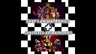 Shattered FNAF 1 Animatronics | FNAF AR Edit #shorts#fnaf#fnafedit#fnafar#fnafsecuritybreach#fyp