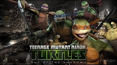 Tmnt out of the shadows part 4--- free styling and rhyming