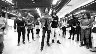 LES TWINS DANCING TO JAMAICAN AND FRENCH MUSIC at the LA workshop after party